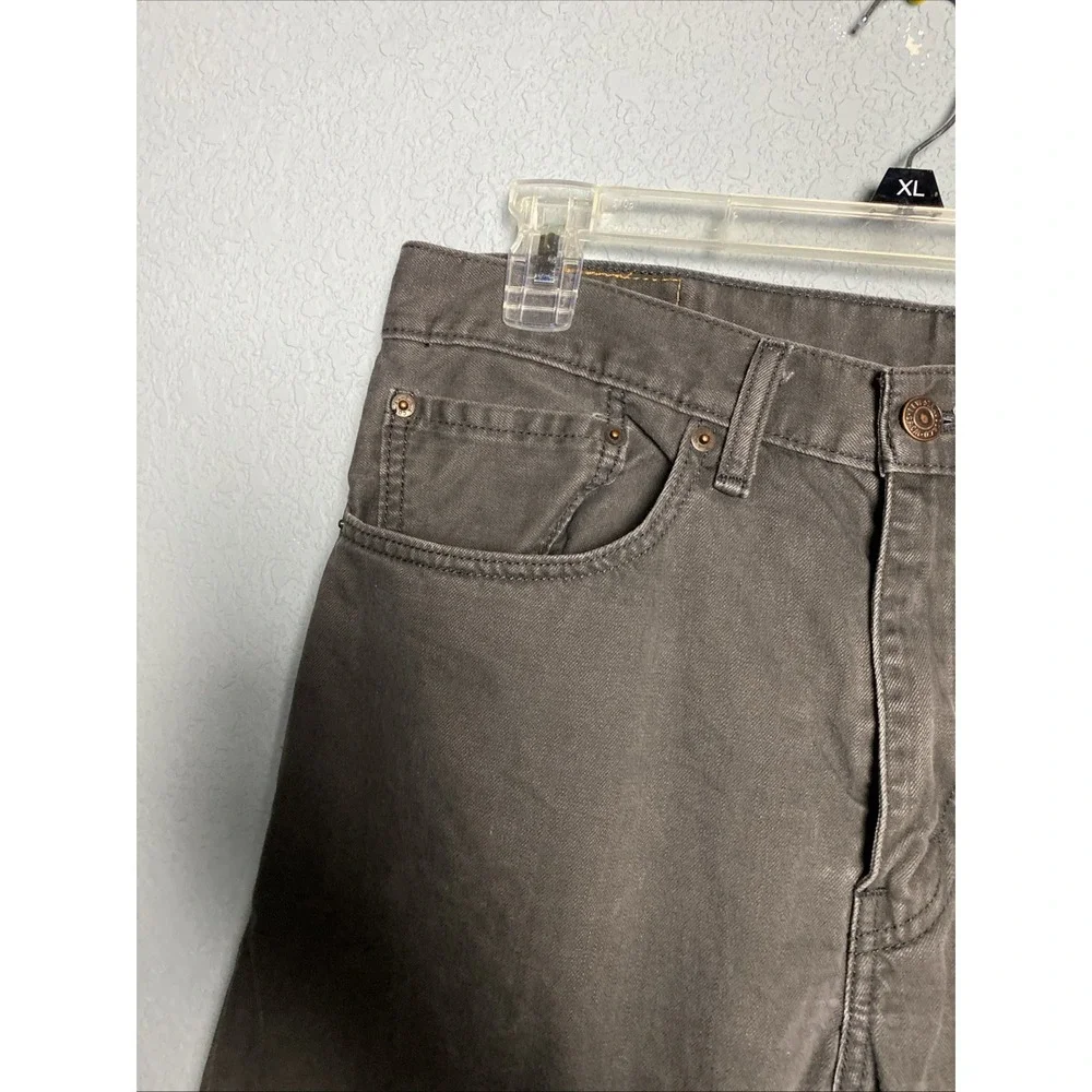 Vintage Levi's 505‎ 34x34 Men's Straight Leg Regular Fit Jeans Dark Gray